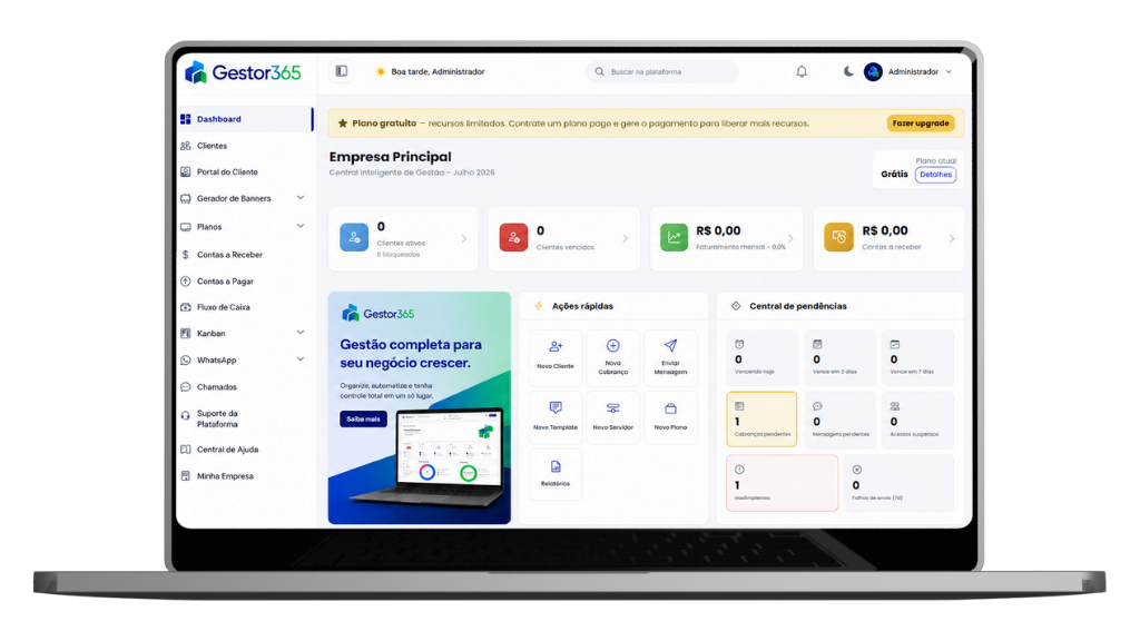Gestor Easy — gestão de clientes e cobranças